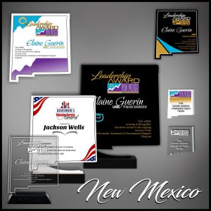 New Mexico Acrylic State Shaped Award