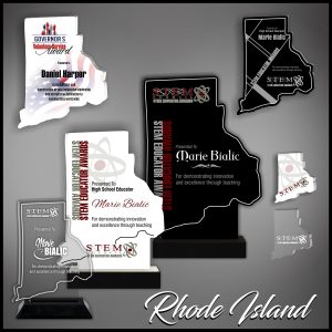 Rhode Island Acrylic State Shaped Award