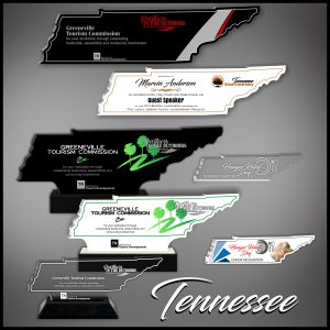 Tennessee Acrylic State Shaped Award